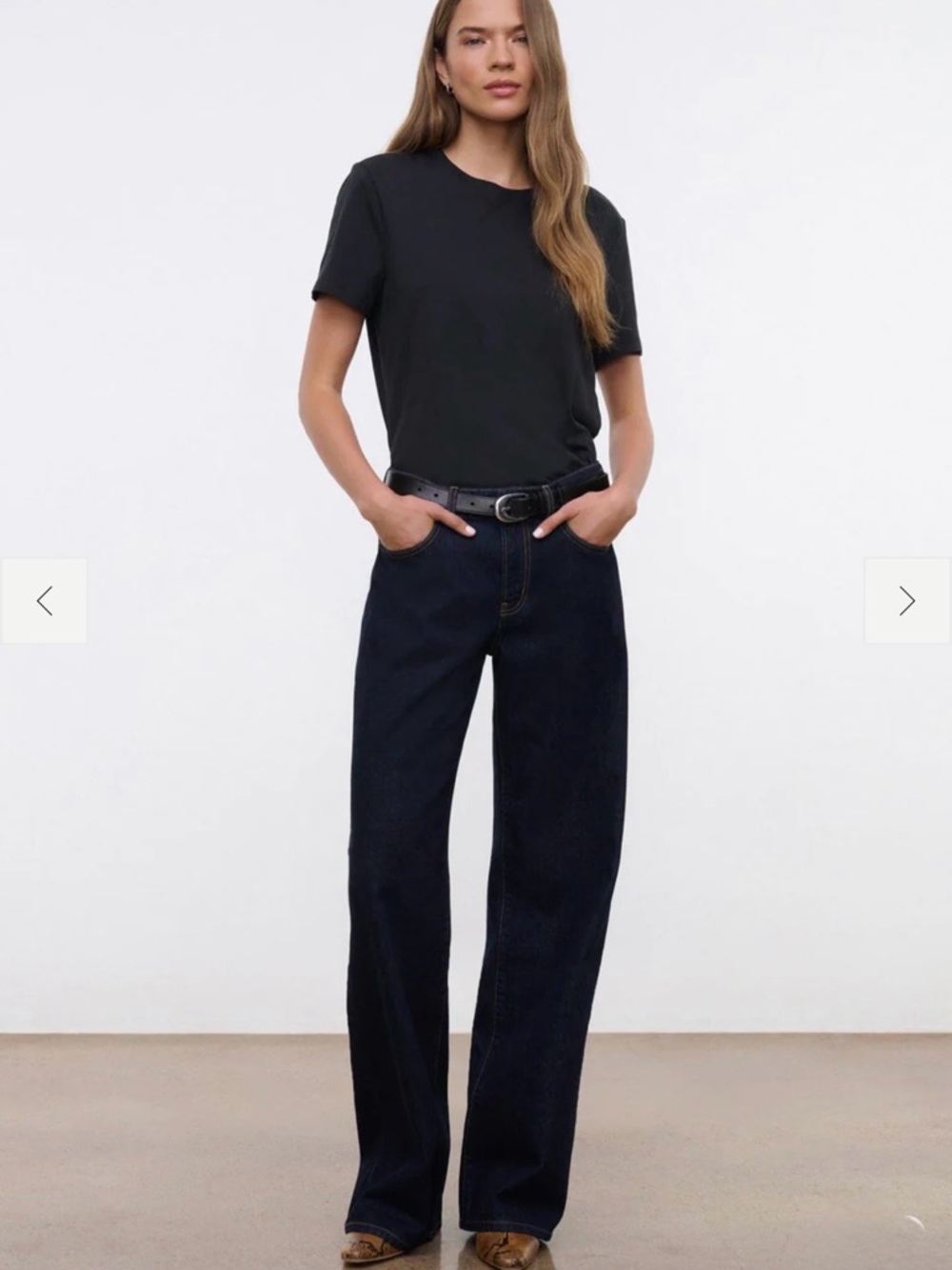 STAUD Gus Relaxed Jean Indigo